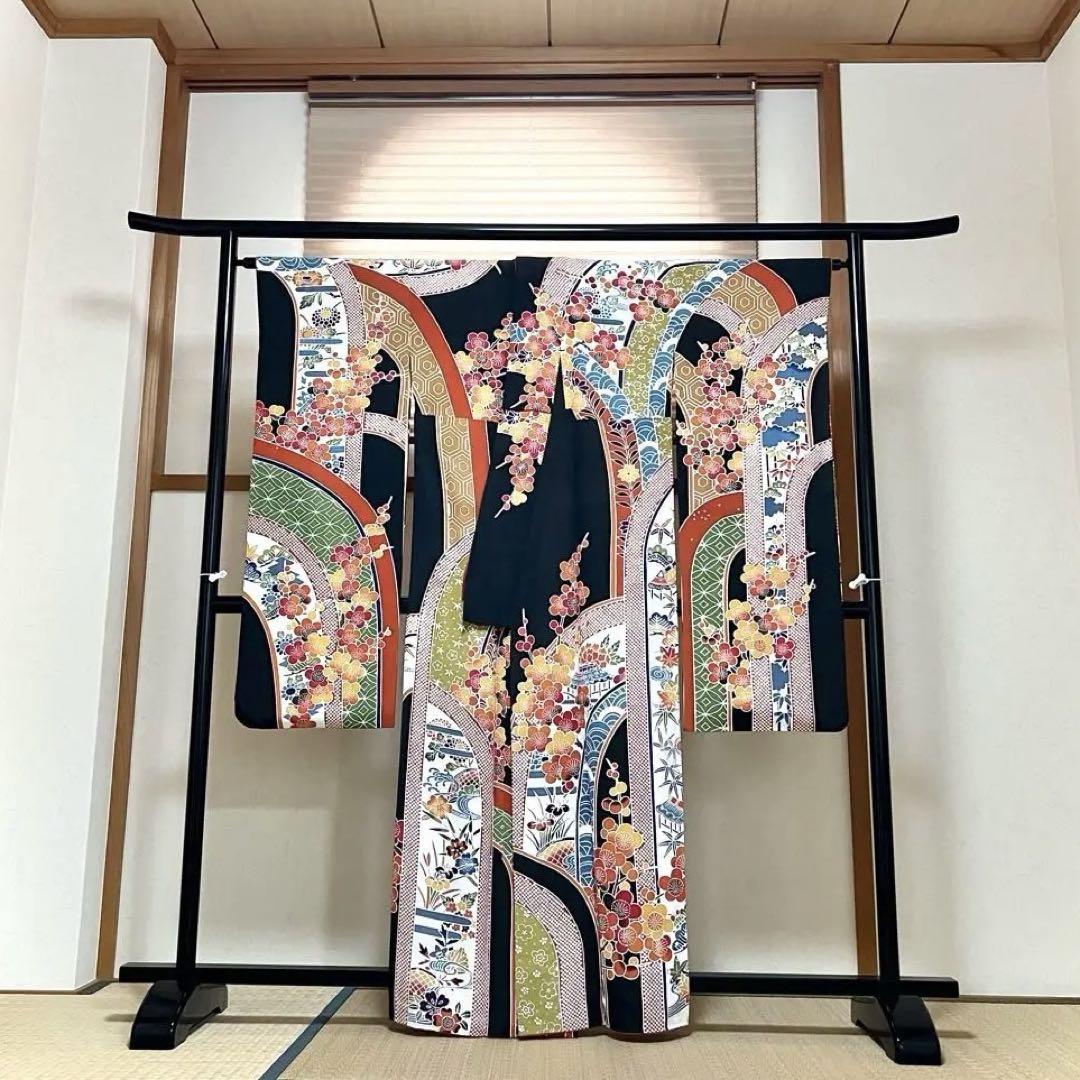 振袖 成人式 松竹梅 青海波 七宝柄 亀甲柄 PK-1011