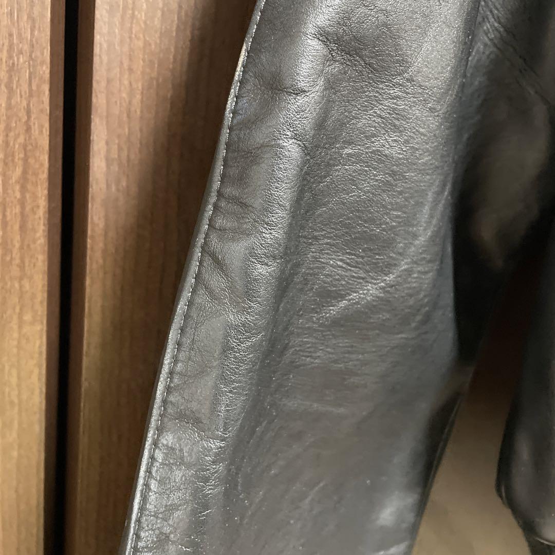 しめじVANSONレザーライダースジャケット