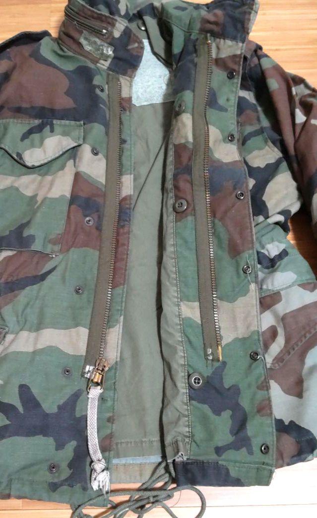 U.S. ARMY　迷彩パーカー　フード付き
