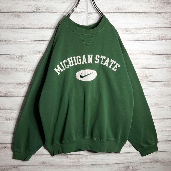 【入手困難!!】ナイキ ✈︎刺繍 アーチロゴ ゆるだぼ ミシガン 裏起毛 肉厚 【入手困難!!】ナイキ ✈︎刺繍 アーチロゴ ゆるだぼ ミシガン 裏起毛 肉厚