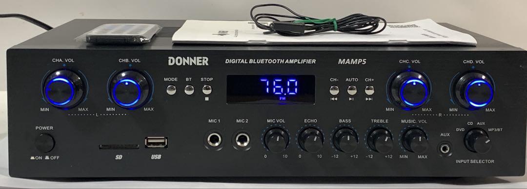 Donner パワーアンプ オーディオアンプ MAMP5