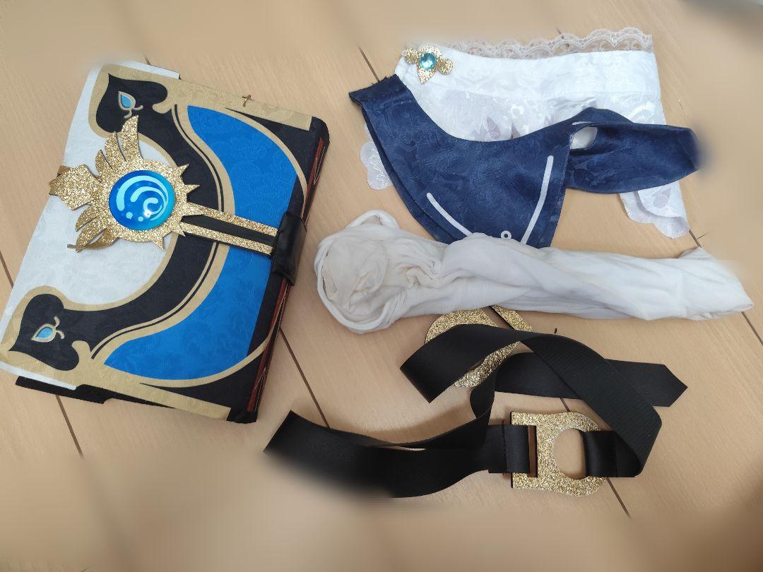 原神　バーバラ　コスプレ　ウィッグ付き　　パニエ付き