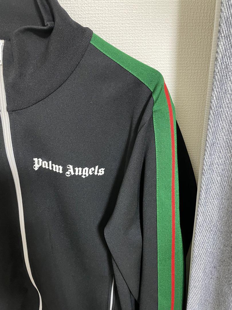 Palm Angels サイドストライプ トラックジャケット | ブラック