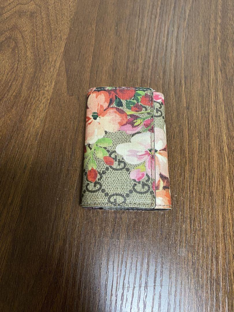 GUCCI　グッチ　GGブルームス　GGスプリーム　６連キーケース