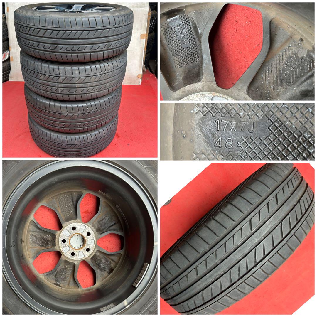 綺麗ホイール＋バリ溝！SUBARU XVハイブリッド GPE 純正 17インチ