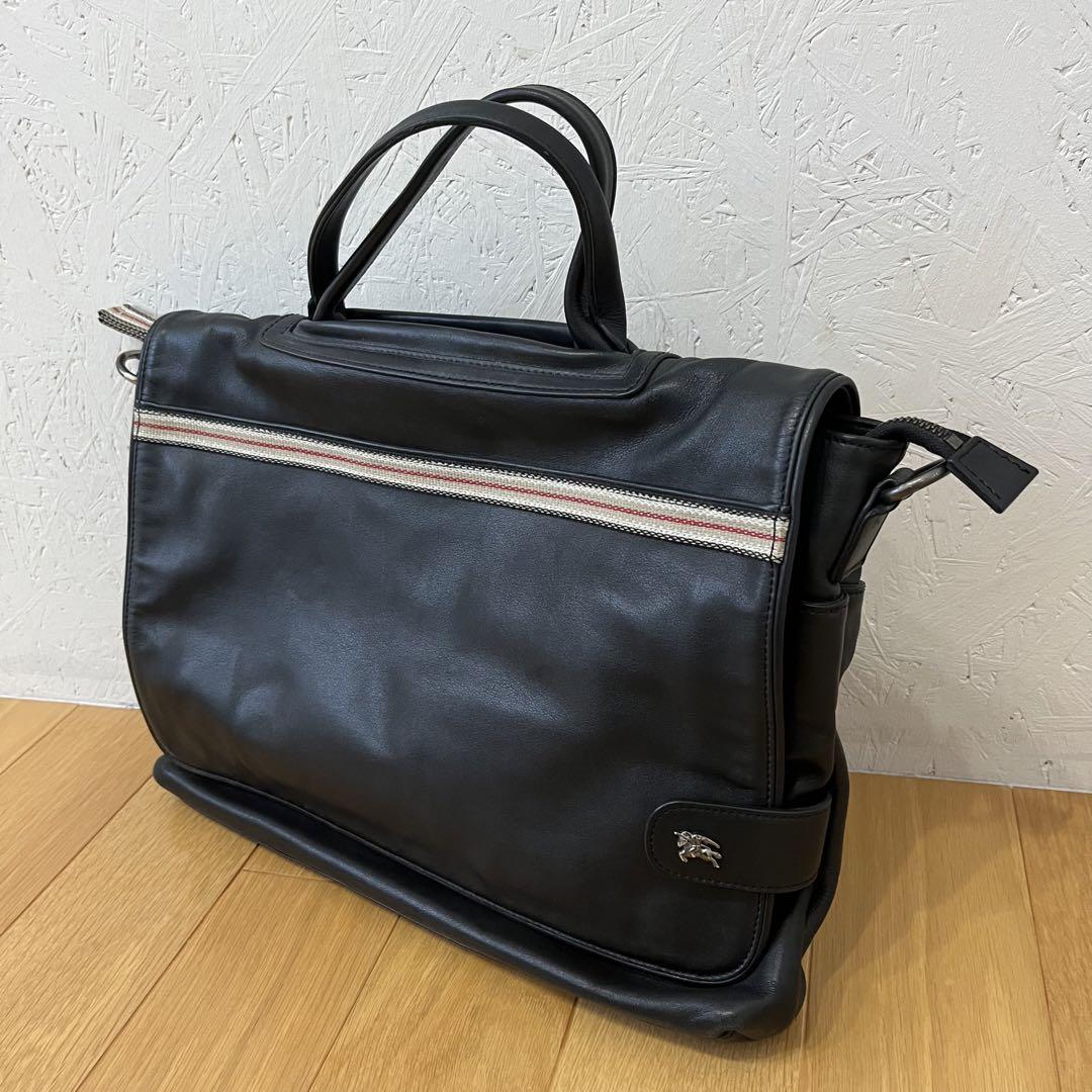 2025特集 BURBERRY レザーブリーフケース バッグ