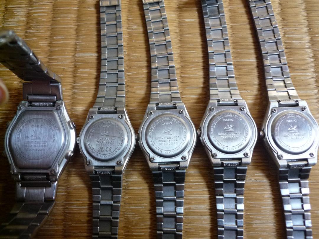CASIO　電波ソーラー　レディース 5点