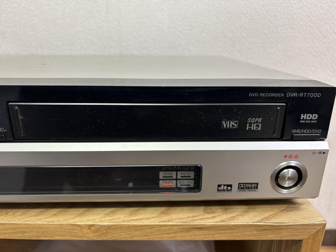 HDD DVD VHS 一体式レコーダー DVR-RT700D A-668