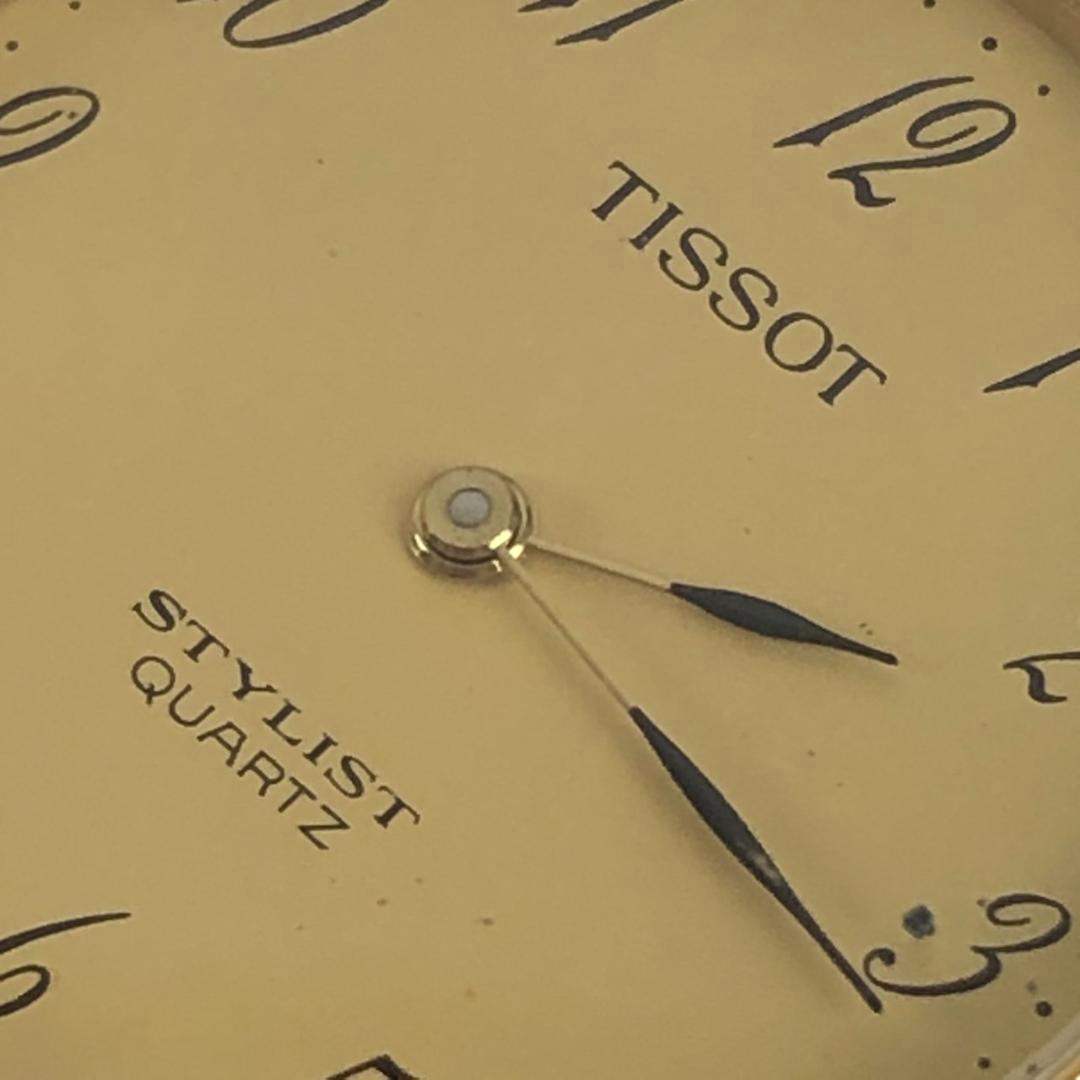 TISSOT ティソ アナログ 腕時計 クオーツ ゴールド メンズ ブランド