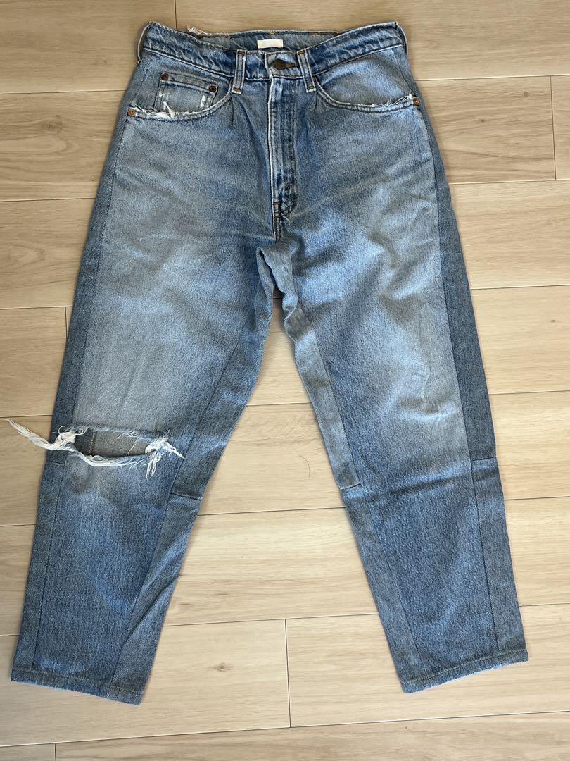 SEEALL ダメージデニムパンツ