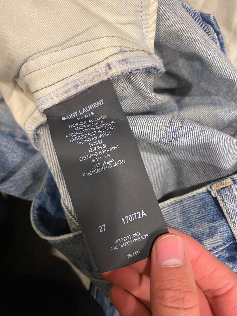 パンツ saint laurent mick denim
