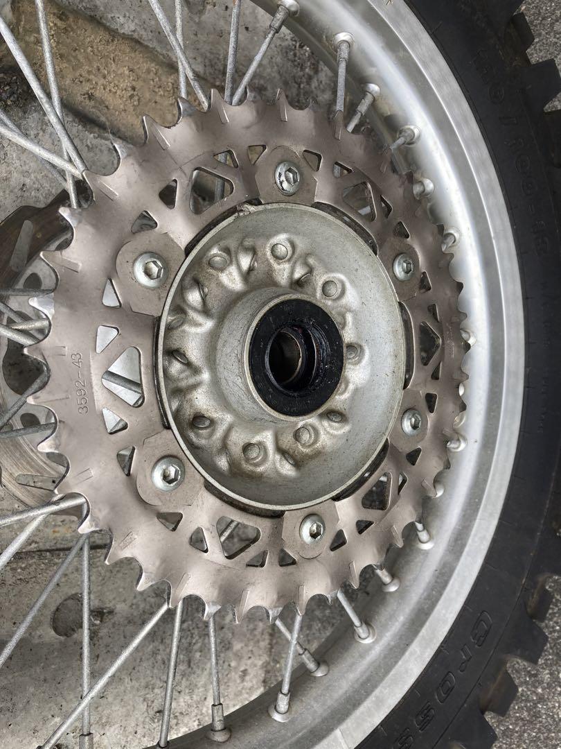 ha11sies　wr250r 前後ホイールセット