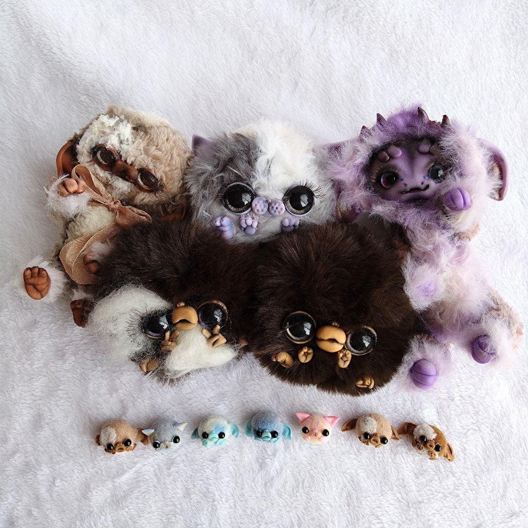 ファッション ハンドメイド ぬいぐるみ 魔獣 セット おもちゃ/人形