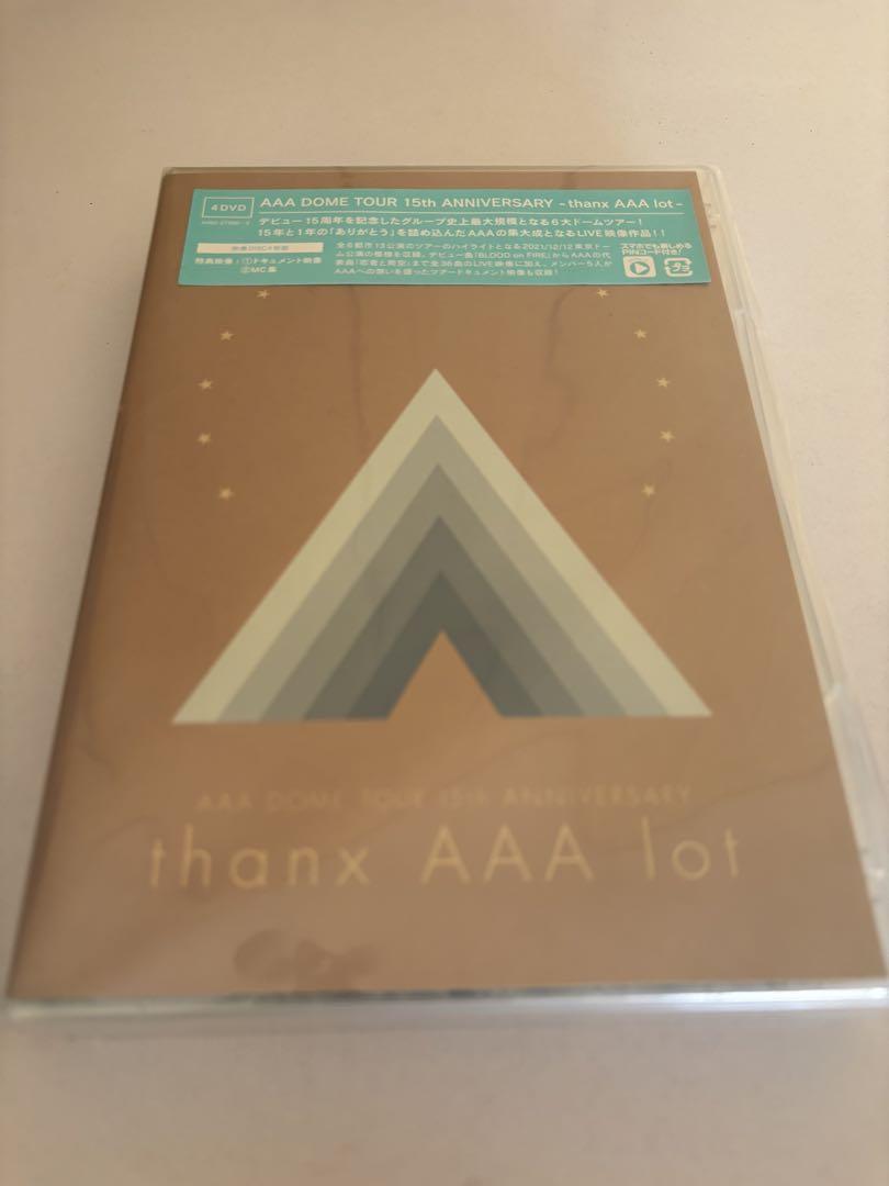 AAA/AAA DOME TOUR 15th ANNIVERSARY-thanx