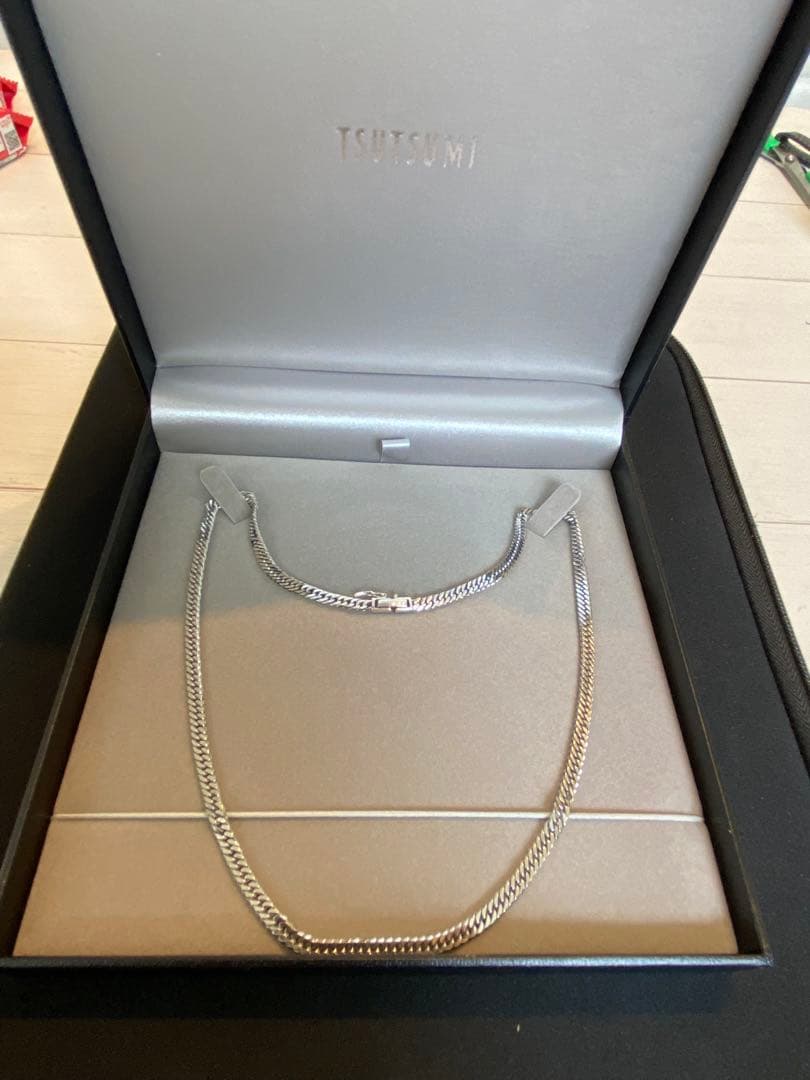 【極美品】プラチナ6面W喜平ネックレス TSUTSUMI 約31g 約50cm 【極美品】プラチナ6面W喜平ネックレス TSUTSUMI 約31g 約50cm