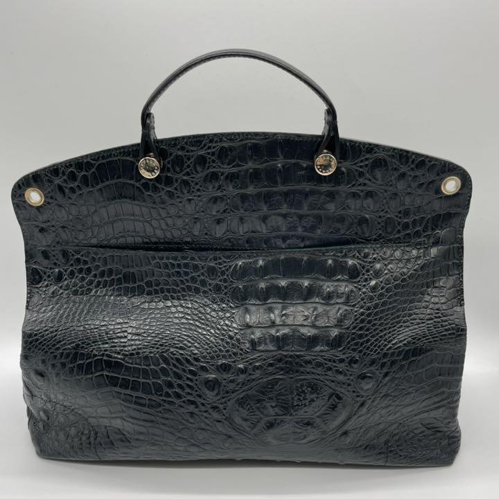 爆買い国産 美品 フルラ 2way パイパー ショルダーバッグ クロコ チャーム 自立 黒 LrY85-m99813632150 爆買い限定SALE