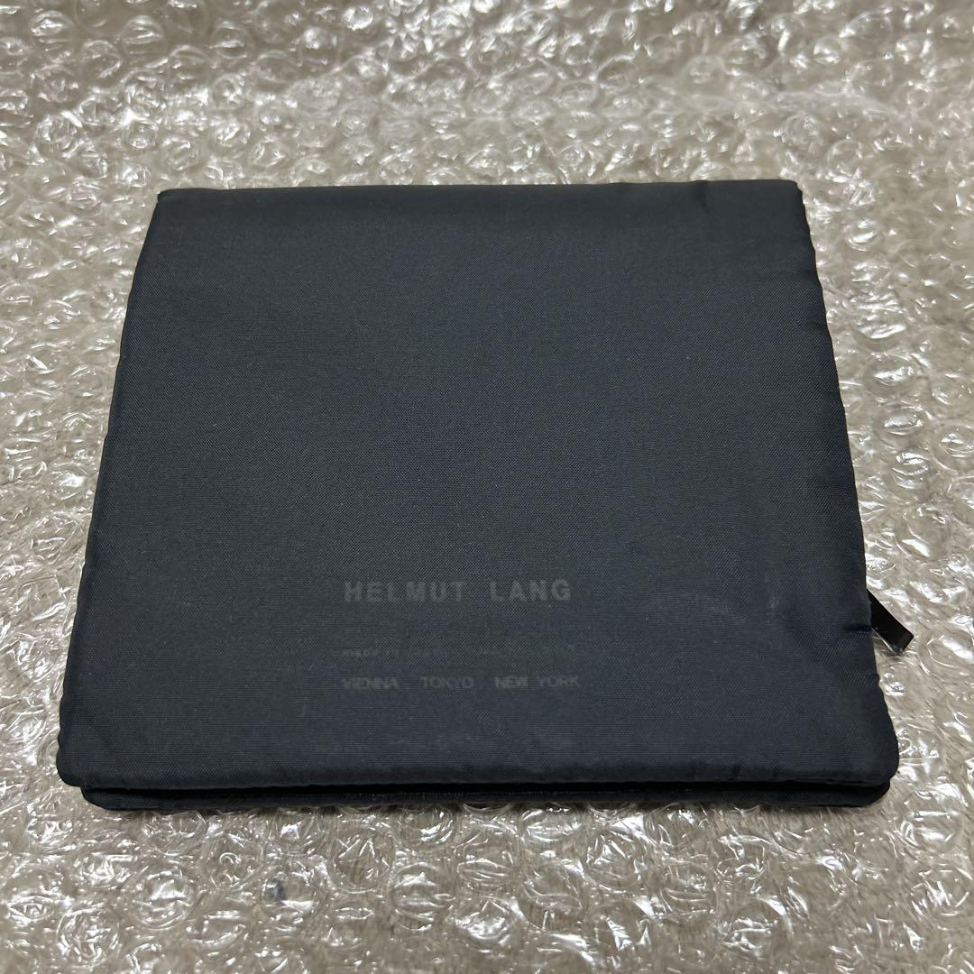 小物 HELMUT LANG black nylon folded wallet