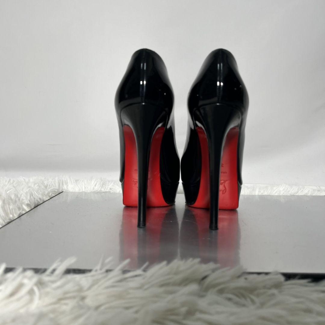 Christian Louboutin パンプス ハイヒール エナメル ブラック