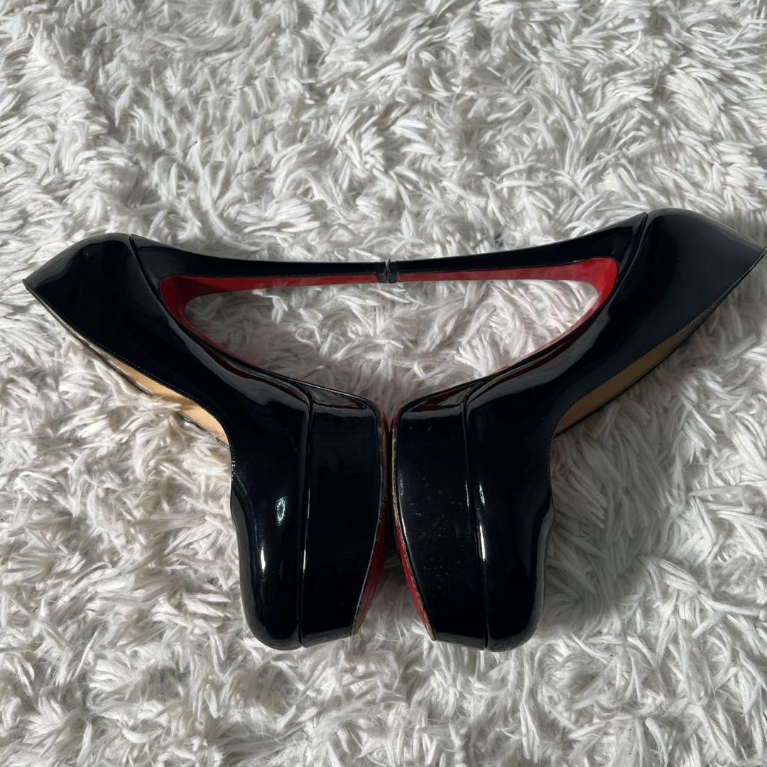 Christian Louboutin パンプス ハイヒール エナメル ブラック