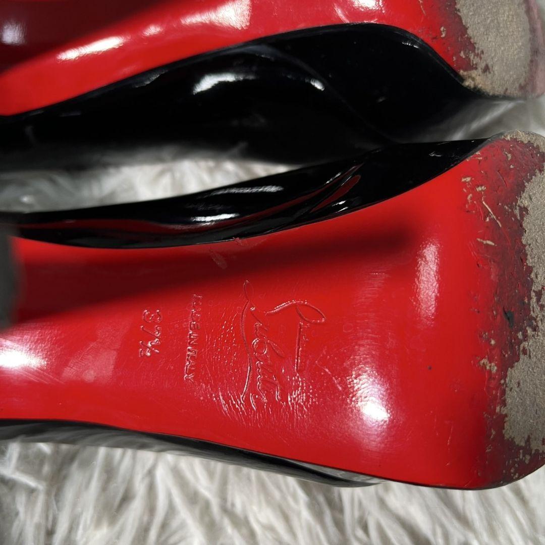 Christian Louboutin パンプス ハイヒール エナメル ブラック