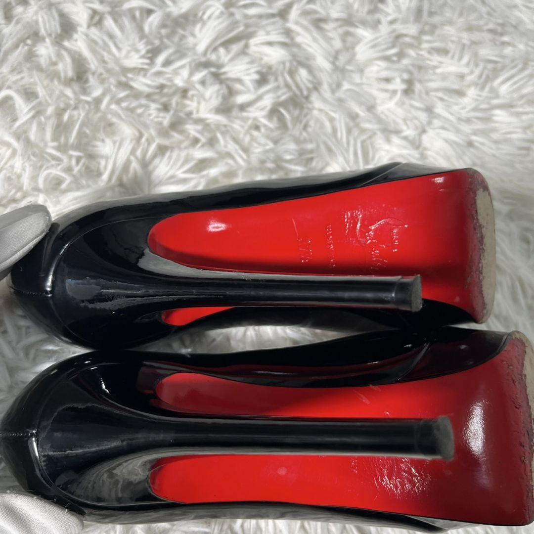 Christian Louboutin パンプス ハイヒール エナメル ブラック