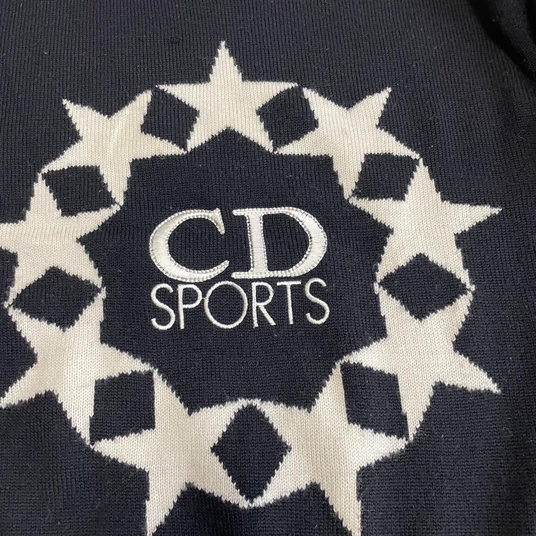 クリスチャンディオール でかロゴ CDロゴ セーター Lサイズ