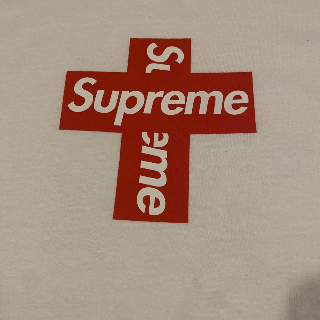 しょ様 supreme cross box logo tee Mサイズ しょ様 supreme cross box logo tee Mサイズ
