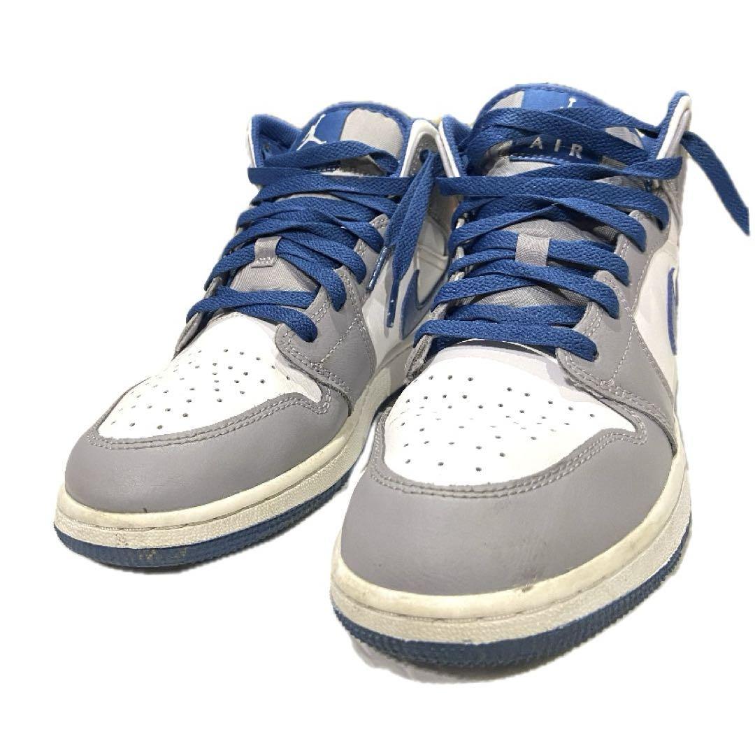 Nike Air Jordan 1 Mid True Blue トゥールブルー