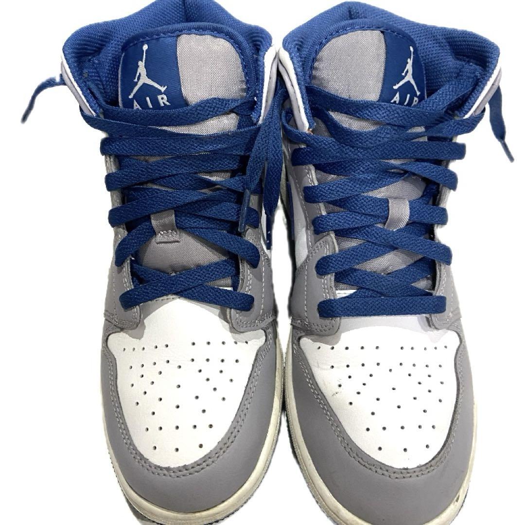 Nike Air Jordan 1 Mid True Blue トゥールブルー