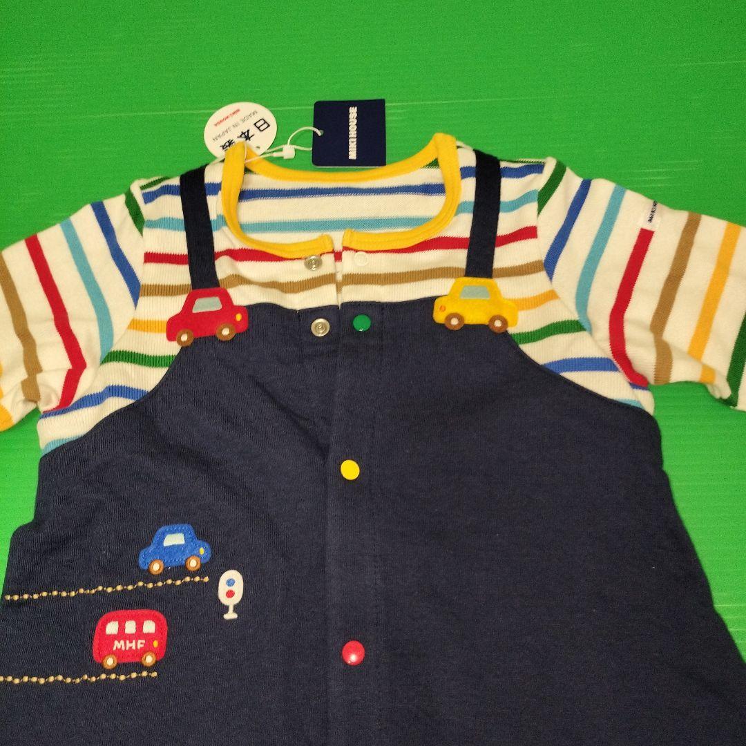 最終値下げ mikihouse メルカリ - 未使用 日本製 80cm ロンパース ロンパース・カバーオール