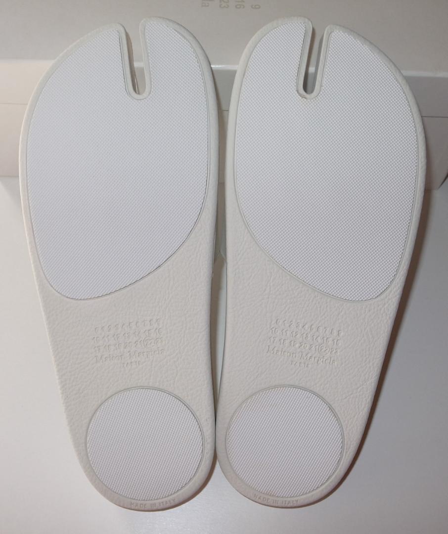 マルジェラ white logo tabi 足袋 ロゴ サンダル size41