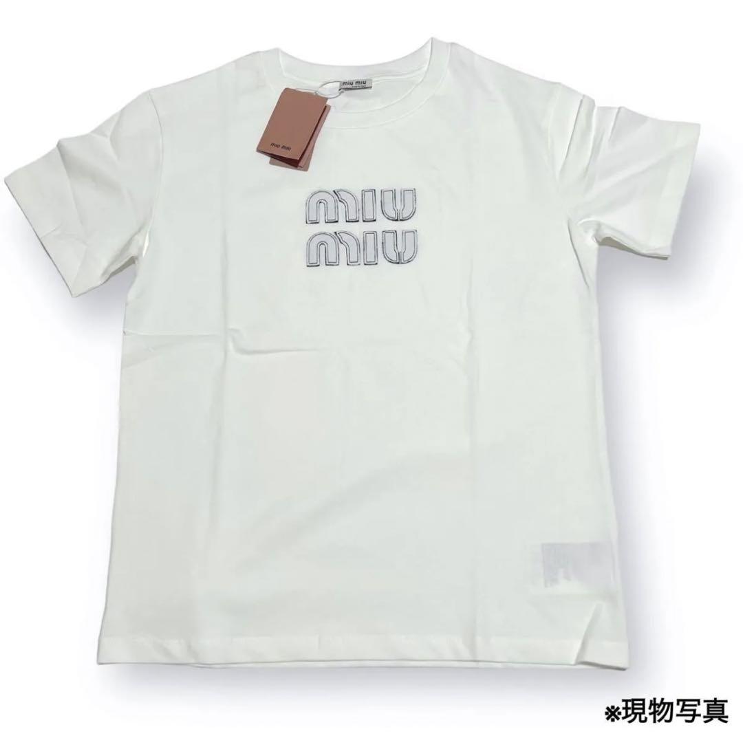 MiuMiu（ミュウミュウ）コットンTシャツ　Mサイズ