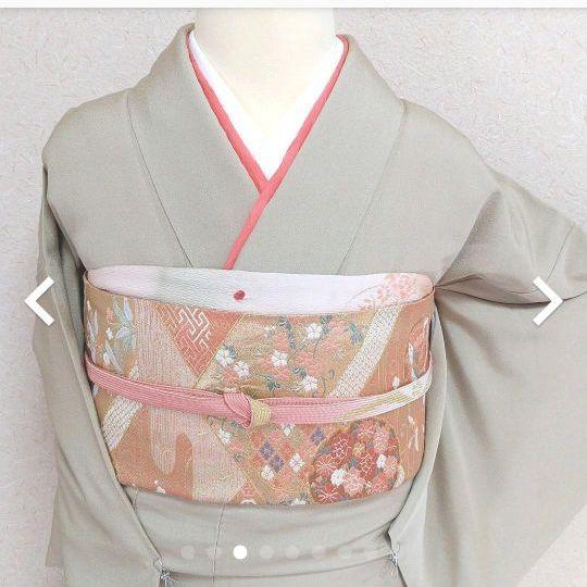 本物保証お得 付け下げ モスグリーン系 金彩 吉祥文様 PJ26W-m99831163272 NEW特価