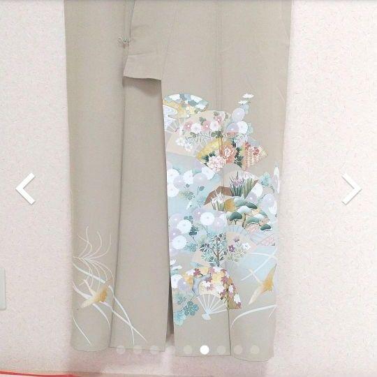本物保証お得 付け下げ モスグリーン系 金彩 吉祥文様 PJ26W-m99831163272 NEW特価