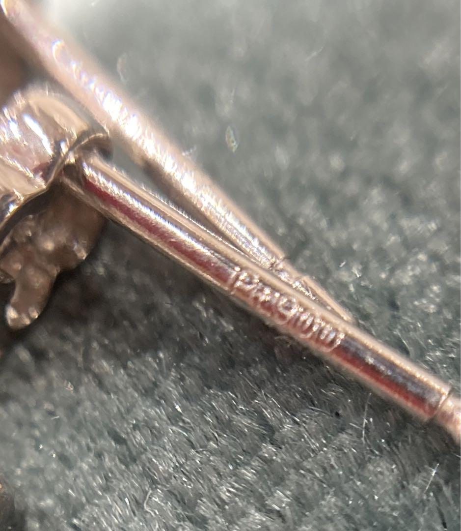 【新品未使用】PT900  天然ダイヤモンド　ピアス