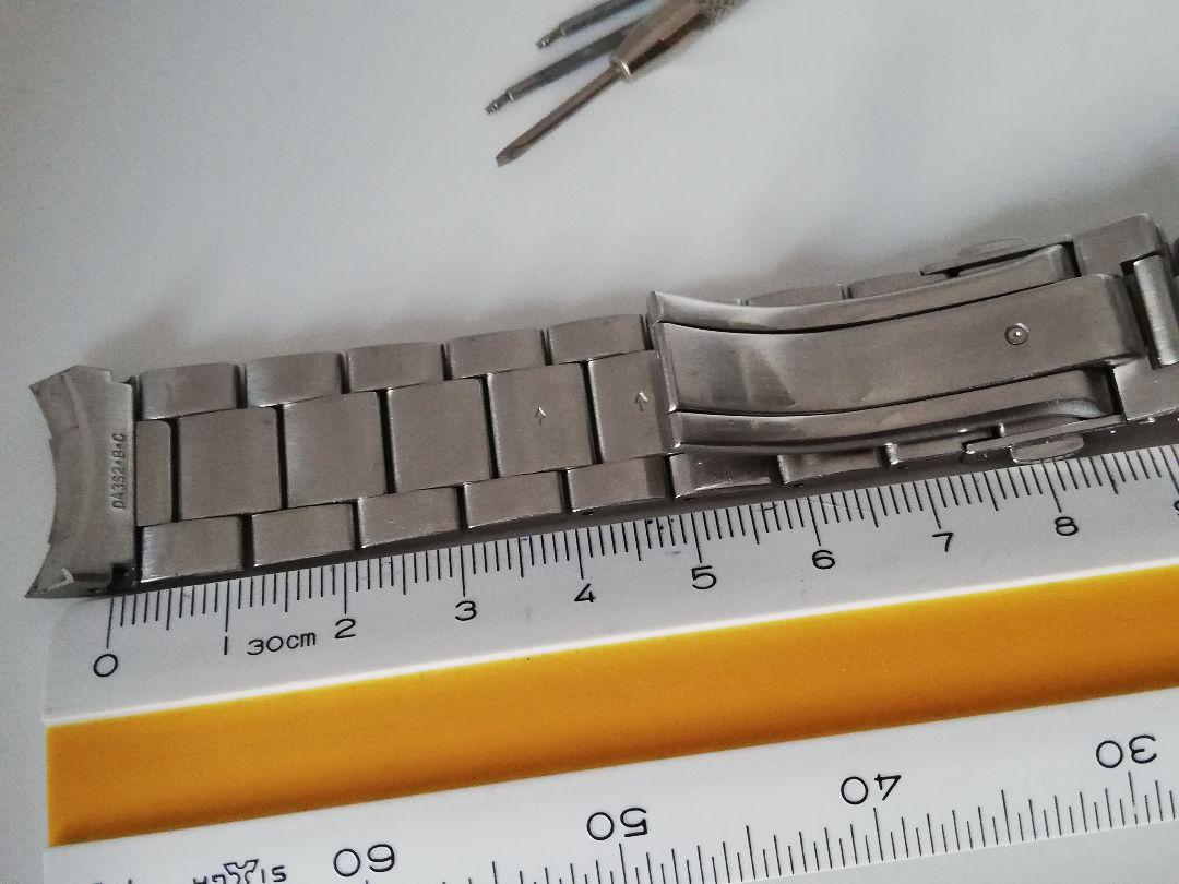【ラグ幅約20mm、約16cm】セイコー　純正　ステンレス　ベルト