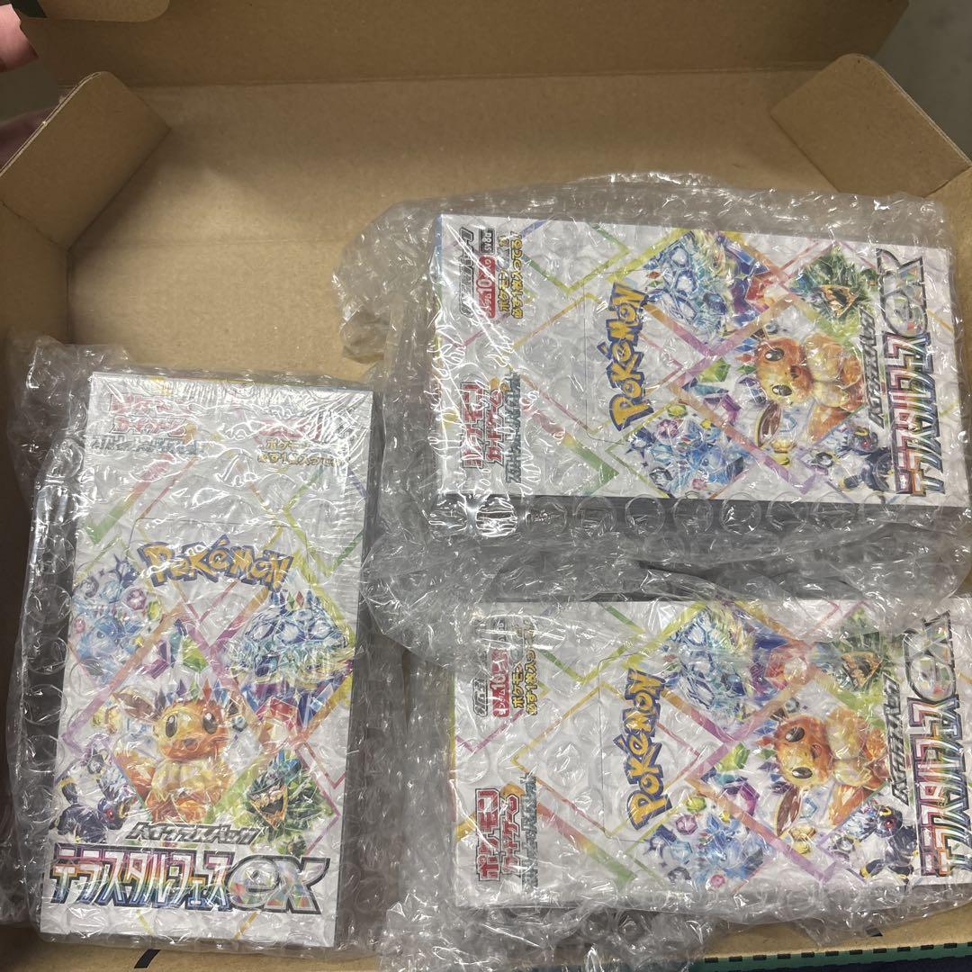 ポケモンカード テラスタルフェスex シュリンク付き 3box 新品未開封