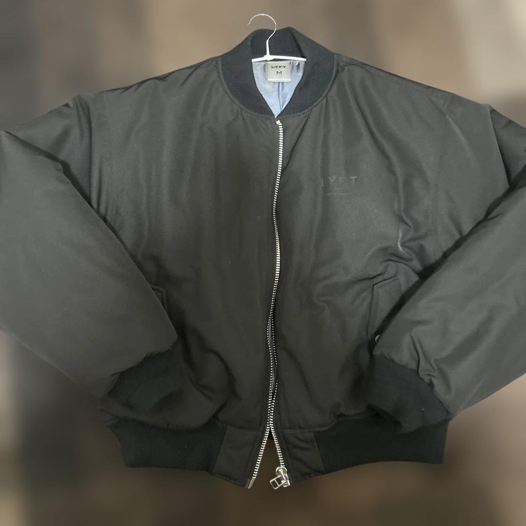 LYFT ブラック MA-1 ジャケット Mサイズ