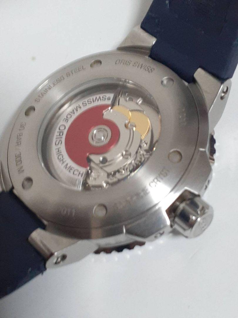 激安　ORIS オリス アクイス デイト 733 7730 自動巻き 腕時計