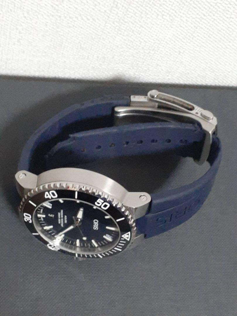 激安　ORIS オリス アクイス デイト 733 7730 自動巻き 腕時計