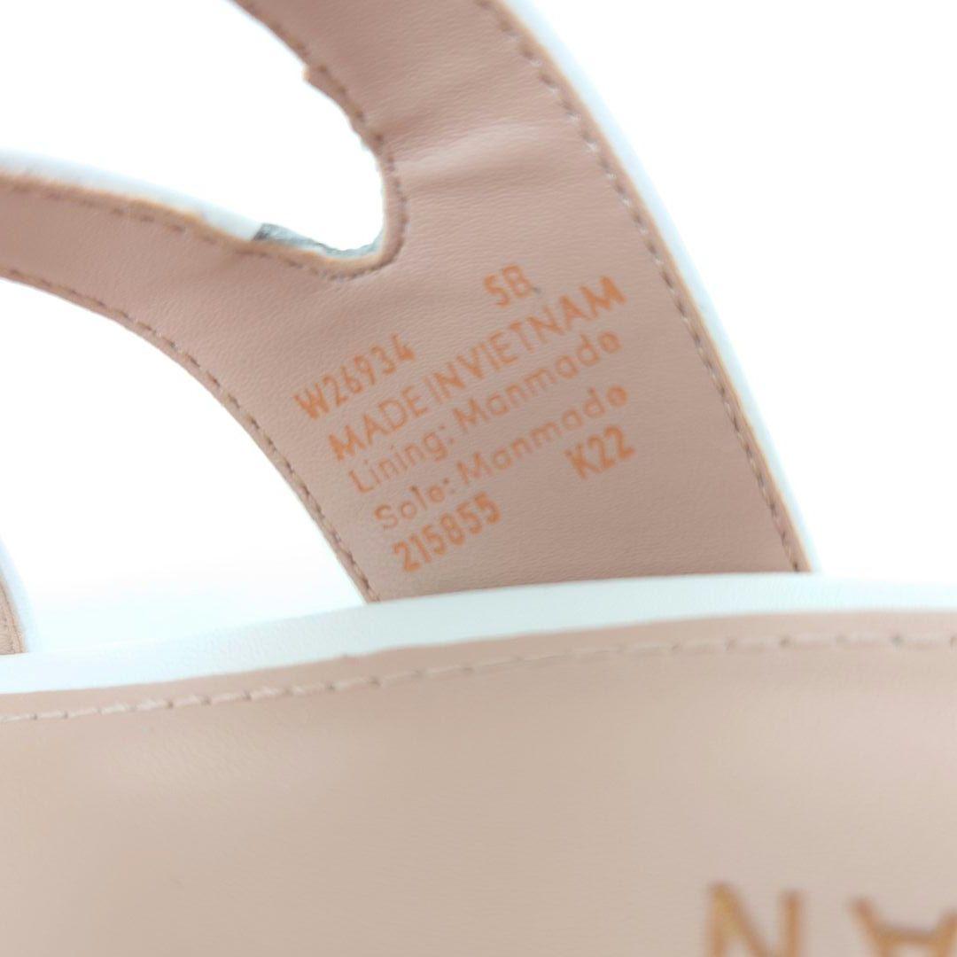 美品】 COLE HAAN コールハーン 靴 アリス サンダル 白 22cm