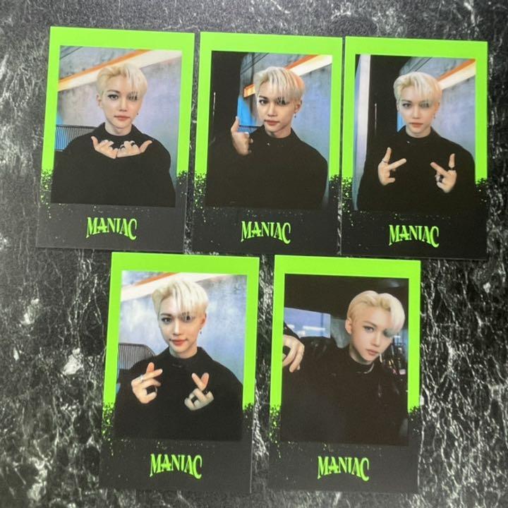Stray Kids MANIAC フィリックス ポラロイド コンプ - メルカリ 販売専門店 コンプ フィリックス MANIAC アイドル