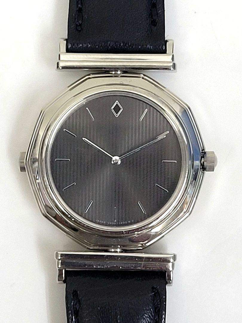 未使用 ダブルフェイス SEIKO セイコー ブラックダイヤモンド