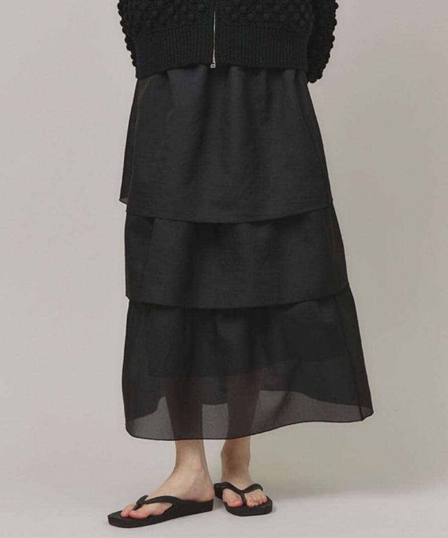 Curensology シアーティアードスカート美品