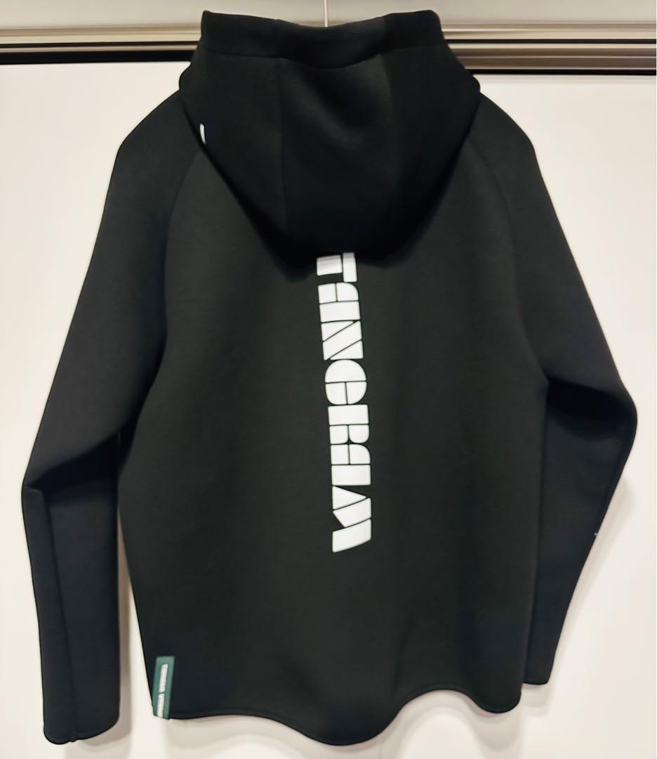 トップス TANGRAM DOUBLE KNIT LOGO FULLZIP HOODIE