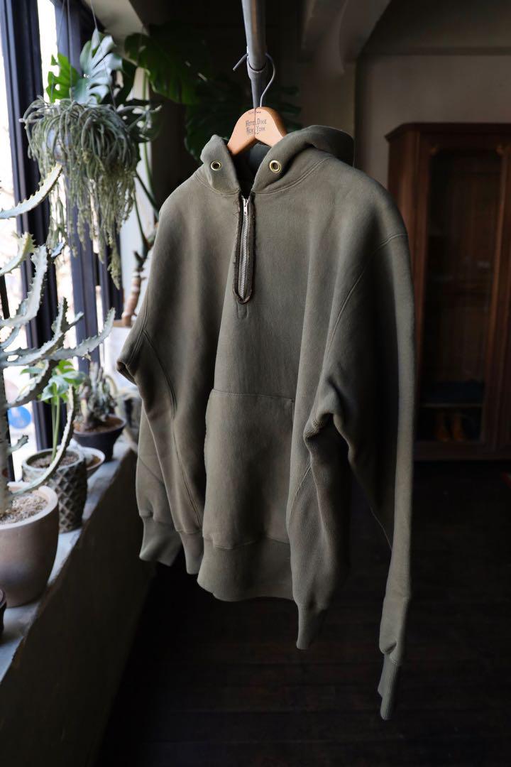 新品　アプレッセ Vintage Half Zip Sweat Hoodie 3
