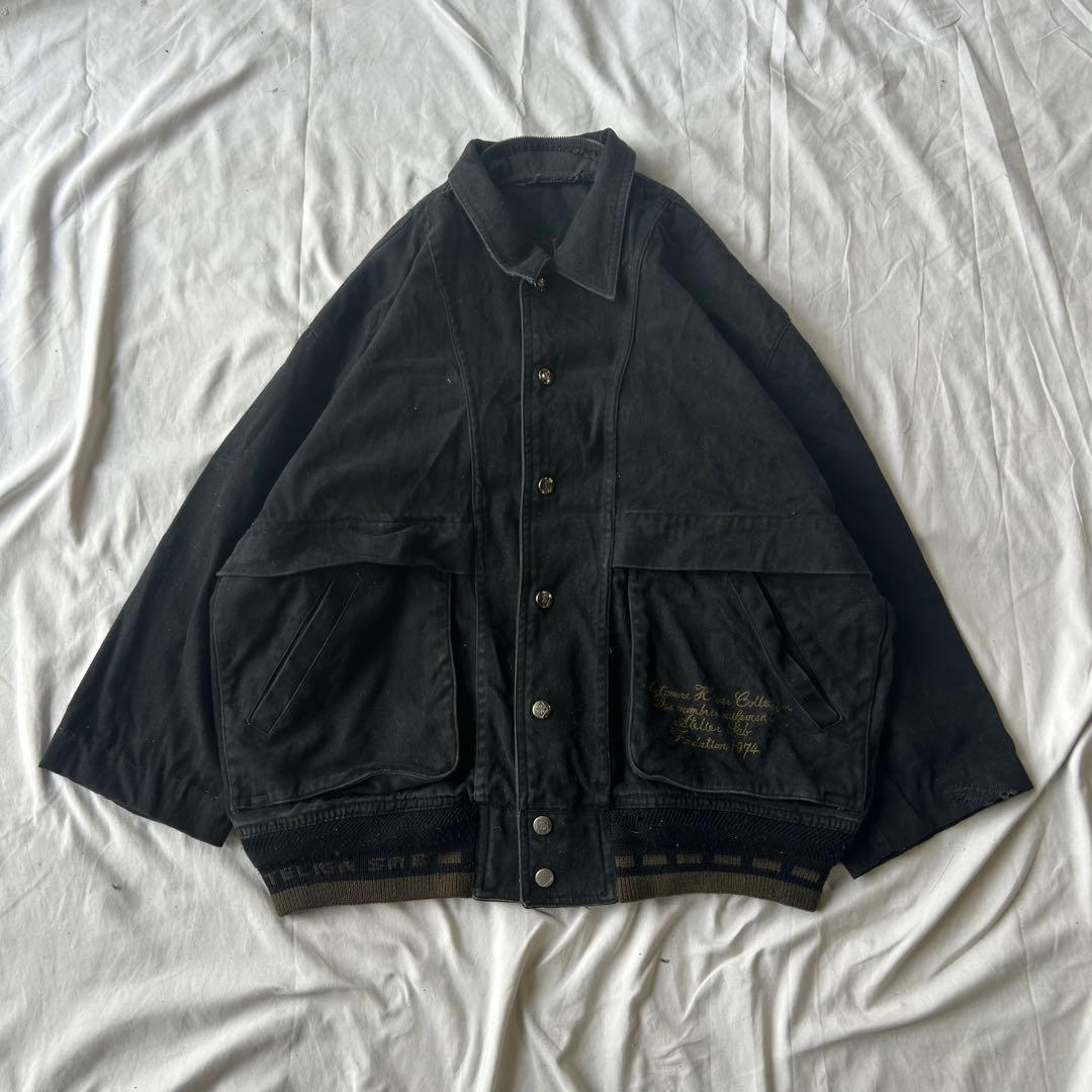 90's vintage ブラックカジュアルジャケット 短丈　アメカジ