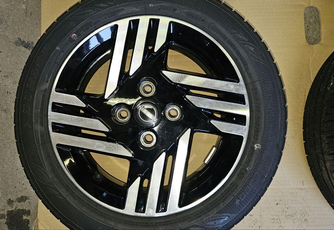 日産 ルークス ハイウェイスター 純正 タイヤホイー ル セット 4本