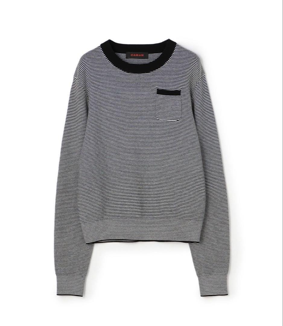 caban カシミヤ　ボーダーニット