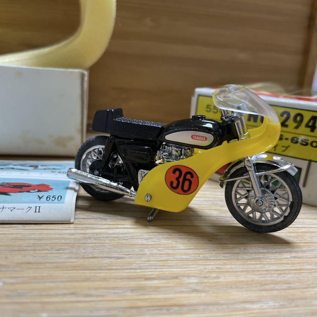 ダイヤペット ミニカー ヤマハスポーツ xs-650 Diapet 美品 レア